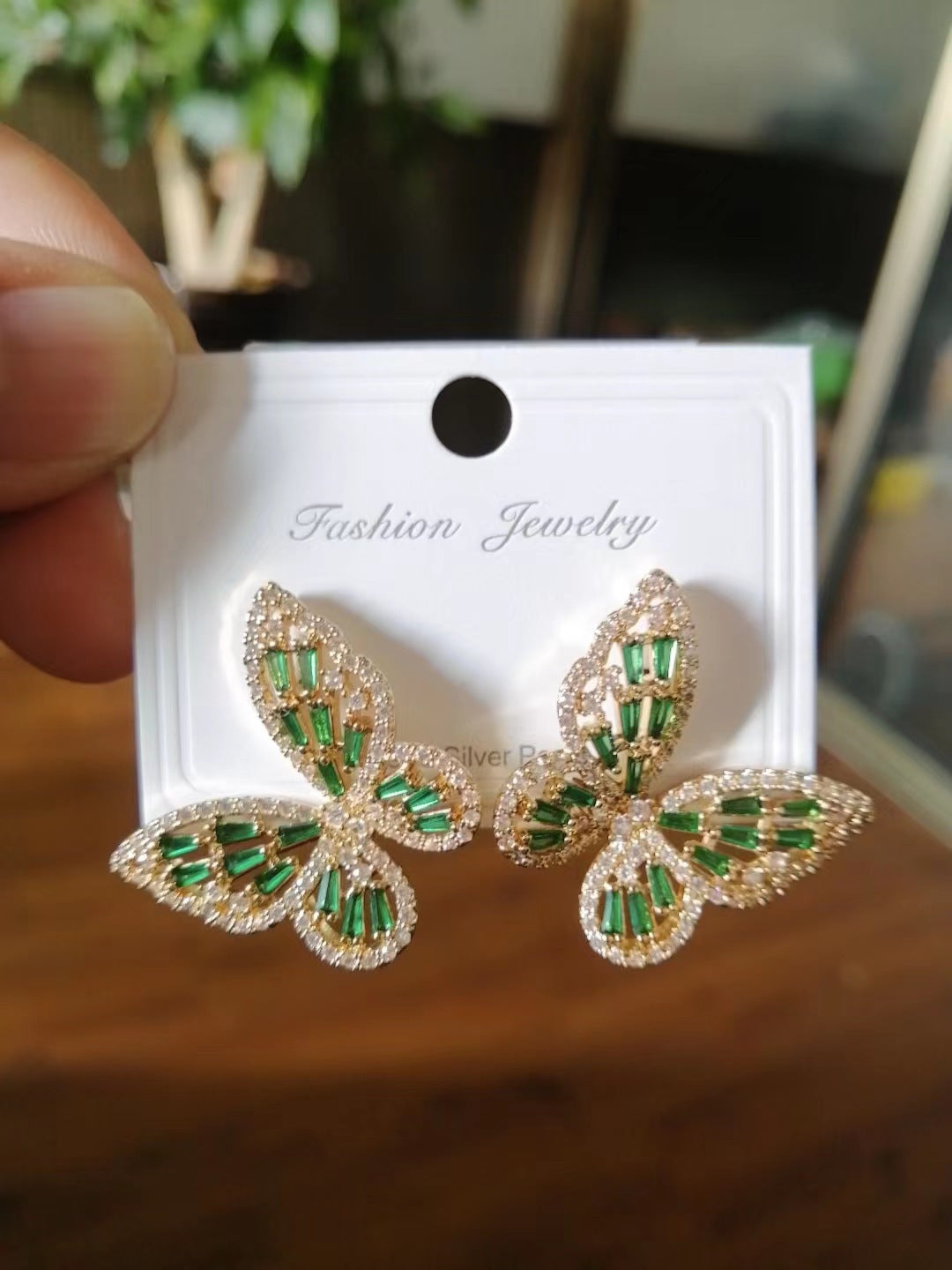 Fashion Zircon Elegant Butterfly Trendy Frosty Rings