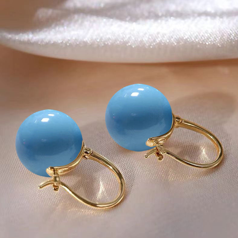 Shell Pearl Parvenu Gold Imitation White Rings