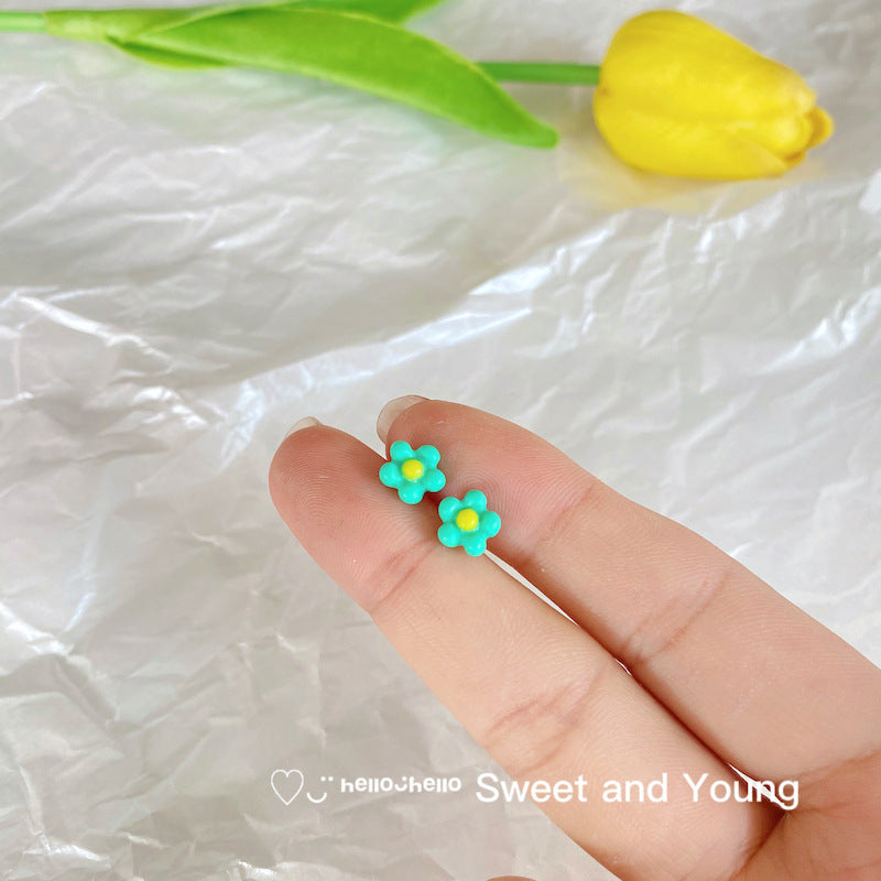 Sense Summer Colorful Little Flower Earings Earrings