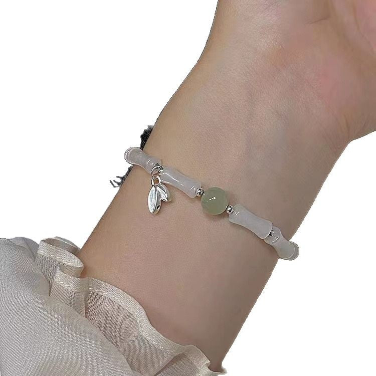 Chinese Style Bamboo Leaf Design Ancient Personality Fashion Bracelet