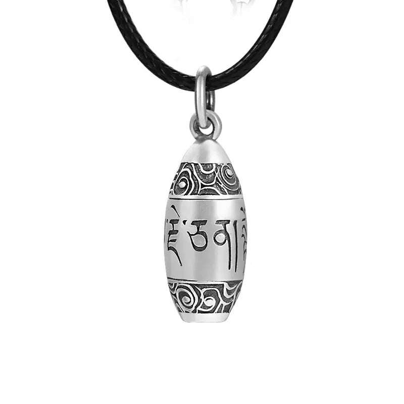 Women's & Men's Of The Buddha Hollow That Can Open Storage Things Auspicious Necklace