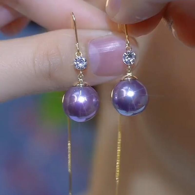 Women's Tassel Fashionable Simple Snowflake Leaves Slim Ear Line