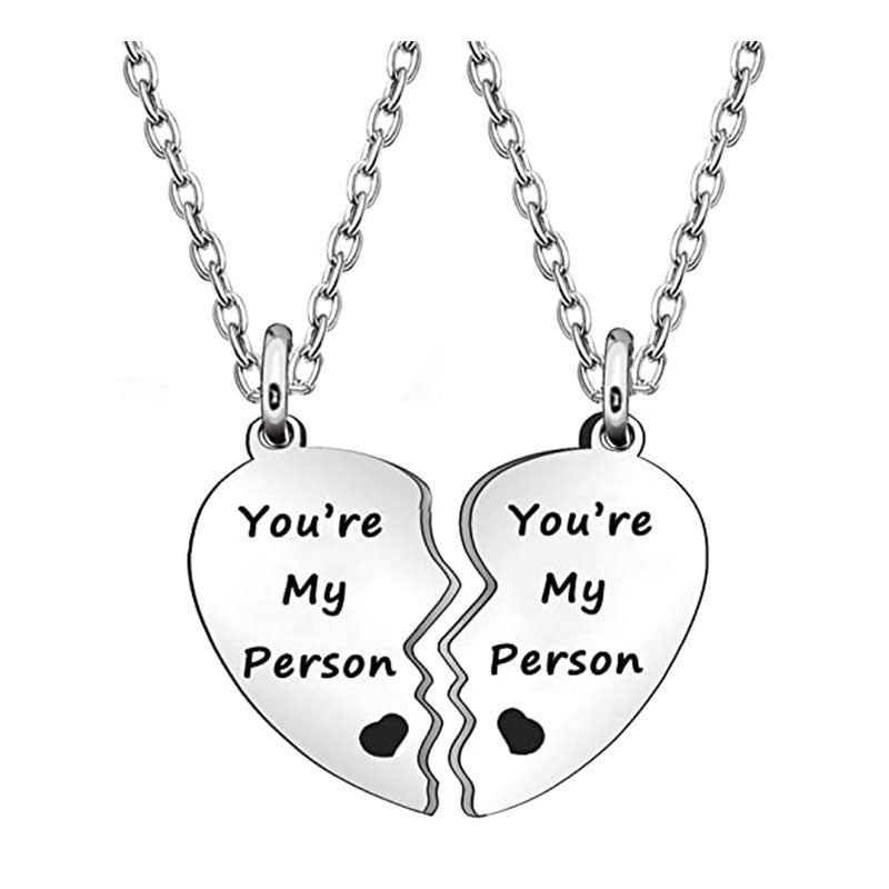Pretty Trendy Stainless Steel Couple Gift Pendants