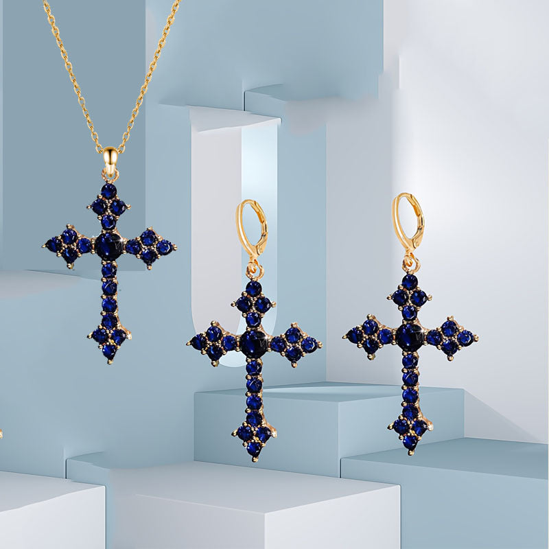 Attractive Fashion Elegant Exquisite Cross Suite Necklaces