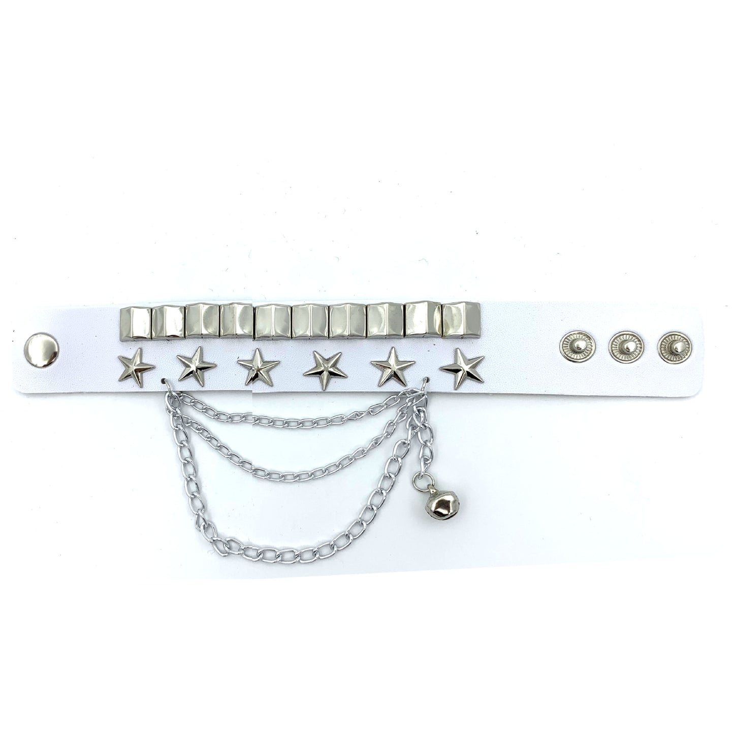 Wide Domineering Personalized Skull Rivet Punk Bracelets