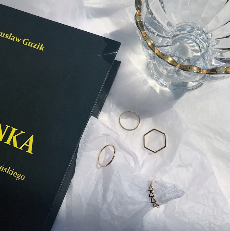Cold Style Simple Suit Combination Female Opening Adjustable Index Finger Ring