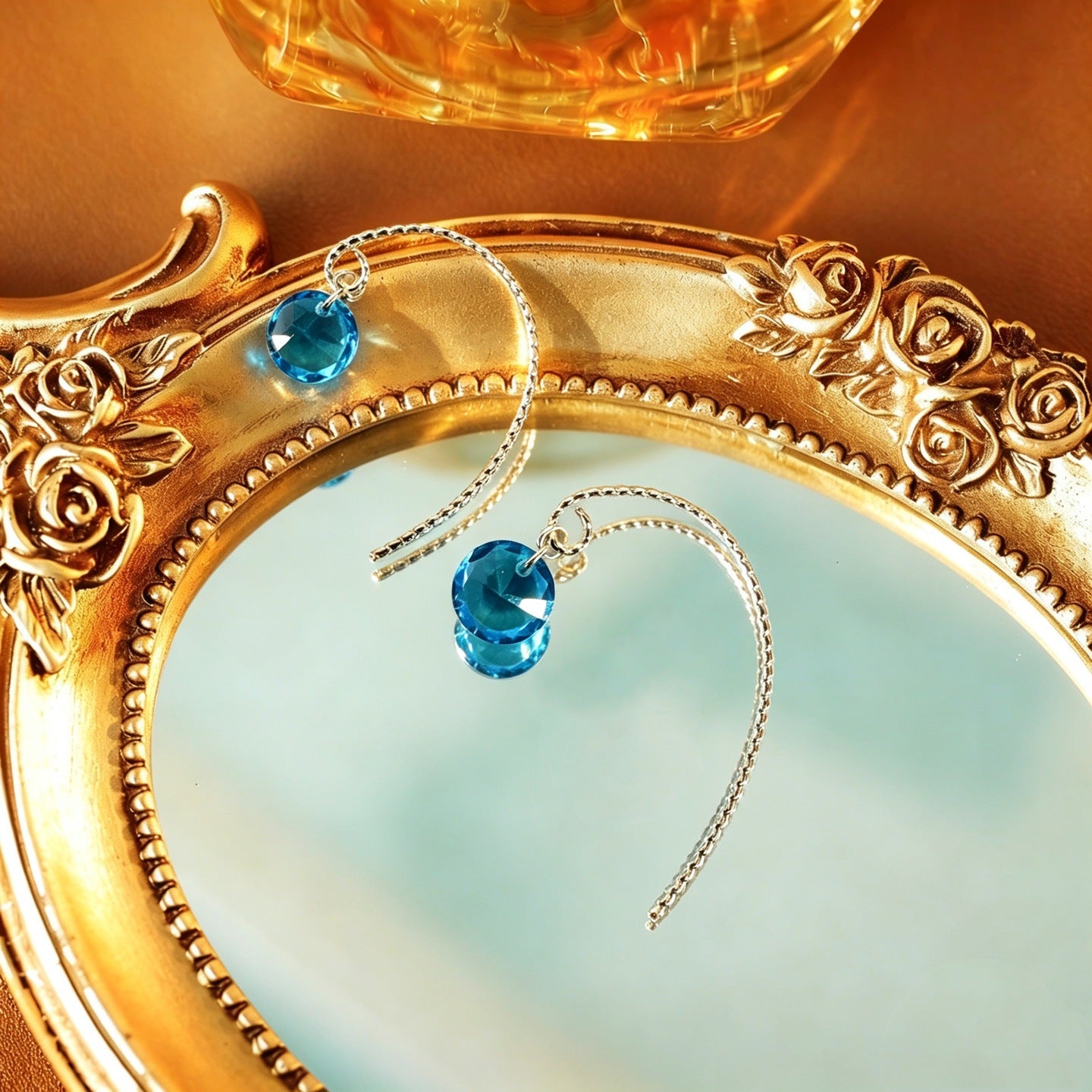 Women's Eight Hearts Arrows Zircon French Handmade Ear Line