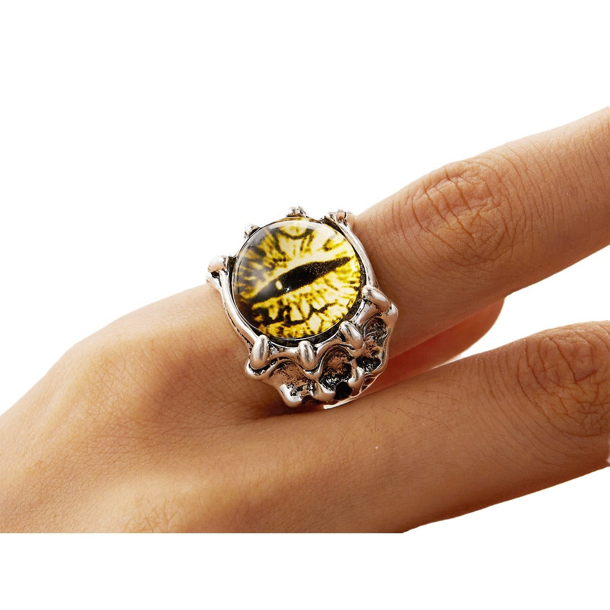Men's Magic Claw Devil's Eye Personality Blue Rings