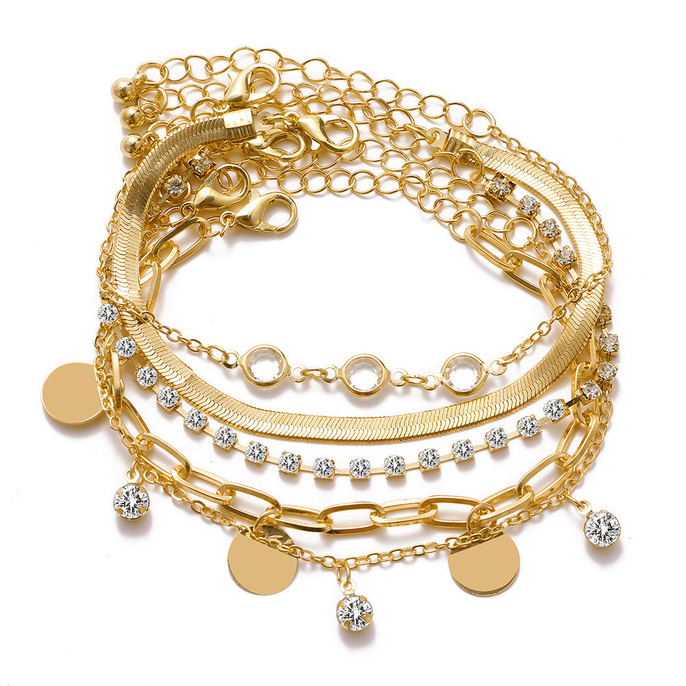 Charming Twist Glossy Irregular Punk Suit Bracelets