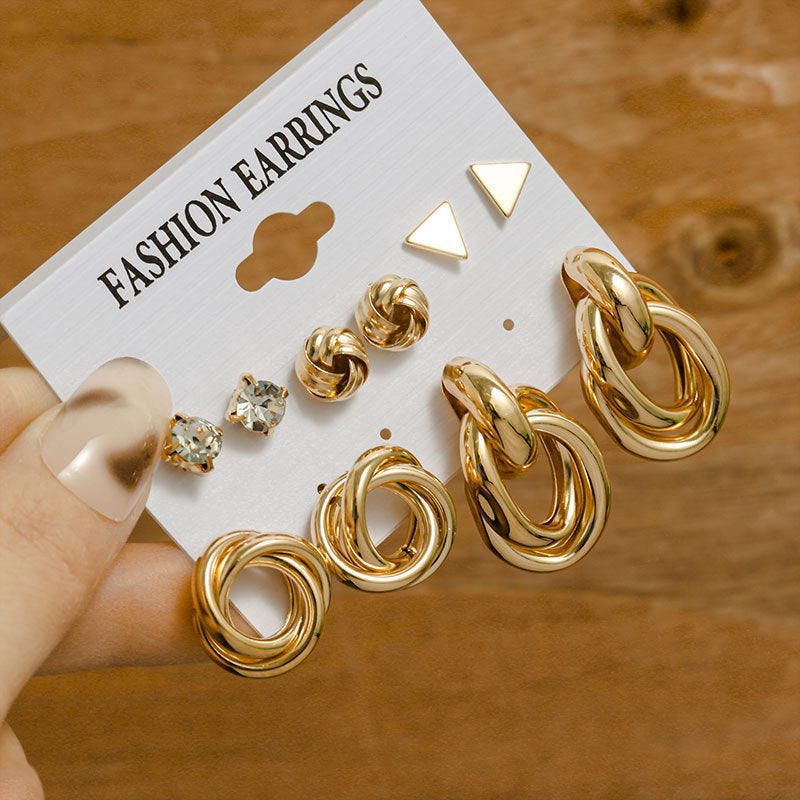 Women's Fashion Minimalism Temperament Wild Exaggerated Personalized Rings
