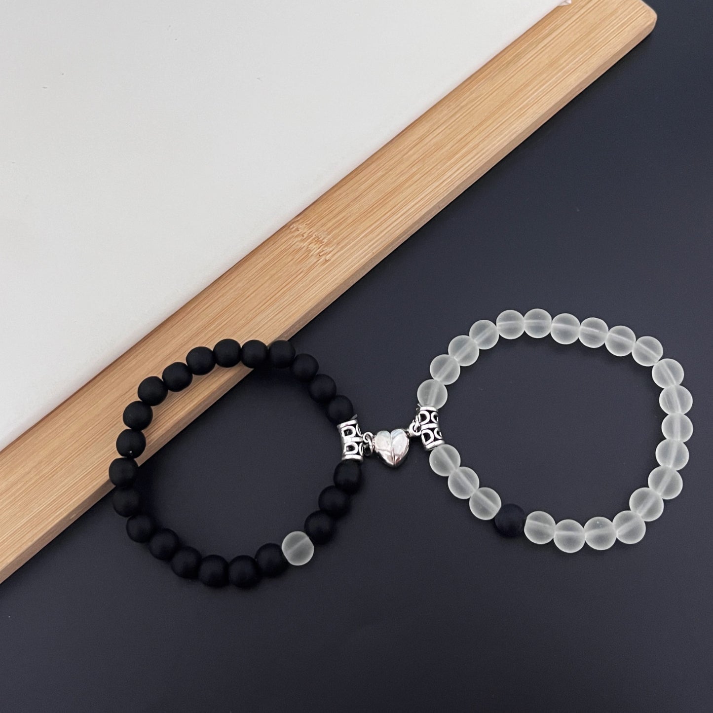 Love Magnet Suction Couple Personalized Niche Design Bracelet