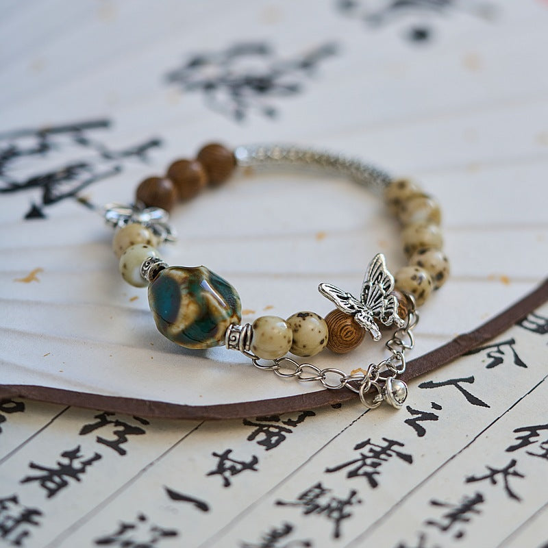 Women's Ceramic Summer High-grade Chinese Style National Bracelets