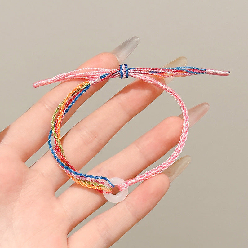 Small Gift Tassel Adjustable Red Rope Dragon Boat Festival Bracelet
