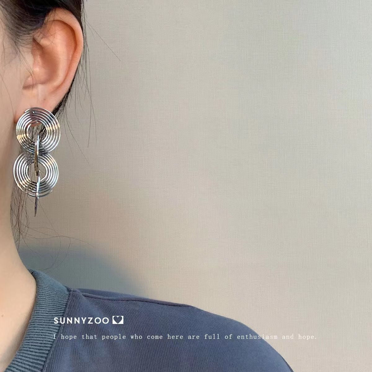 Trendy Cool Incense Modelling Small Sier Needle Mosquito Rings