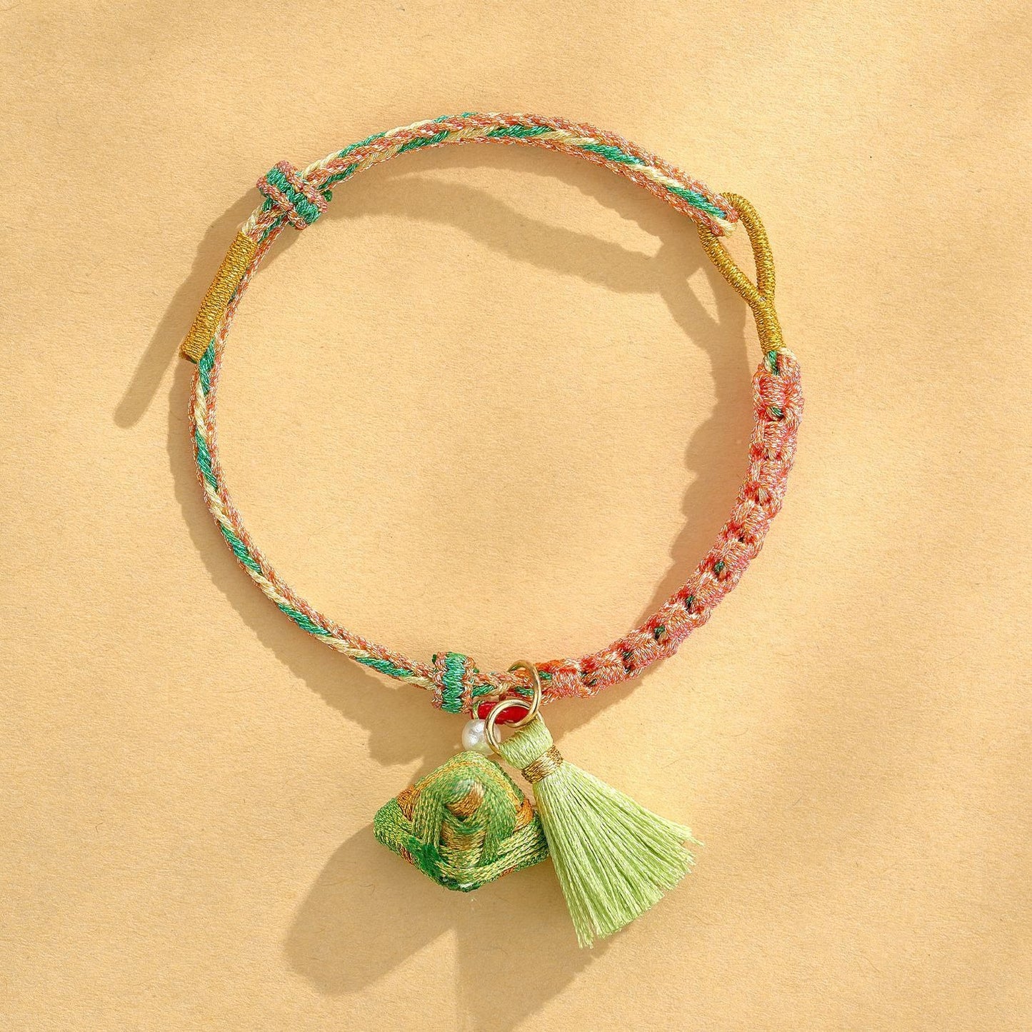Dragon Boat Festival Colorful Rope Small Red Hand-woven Tiger Head Bracelet