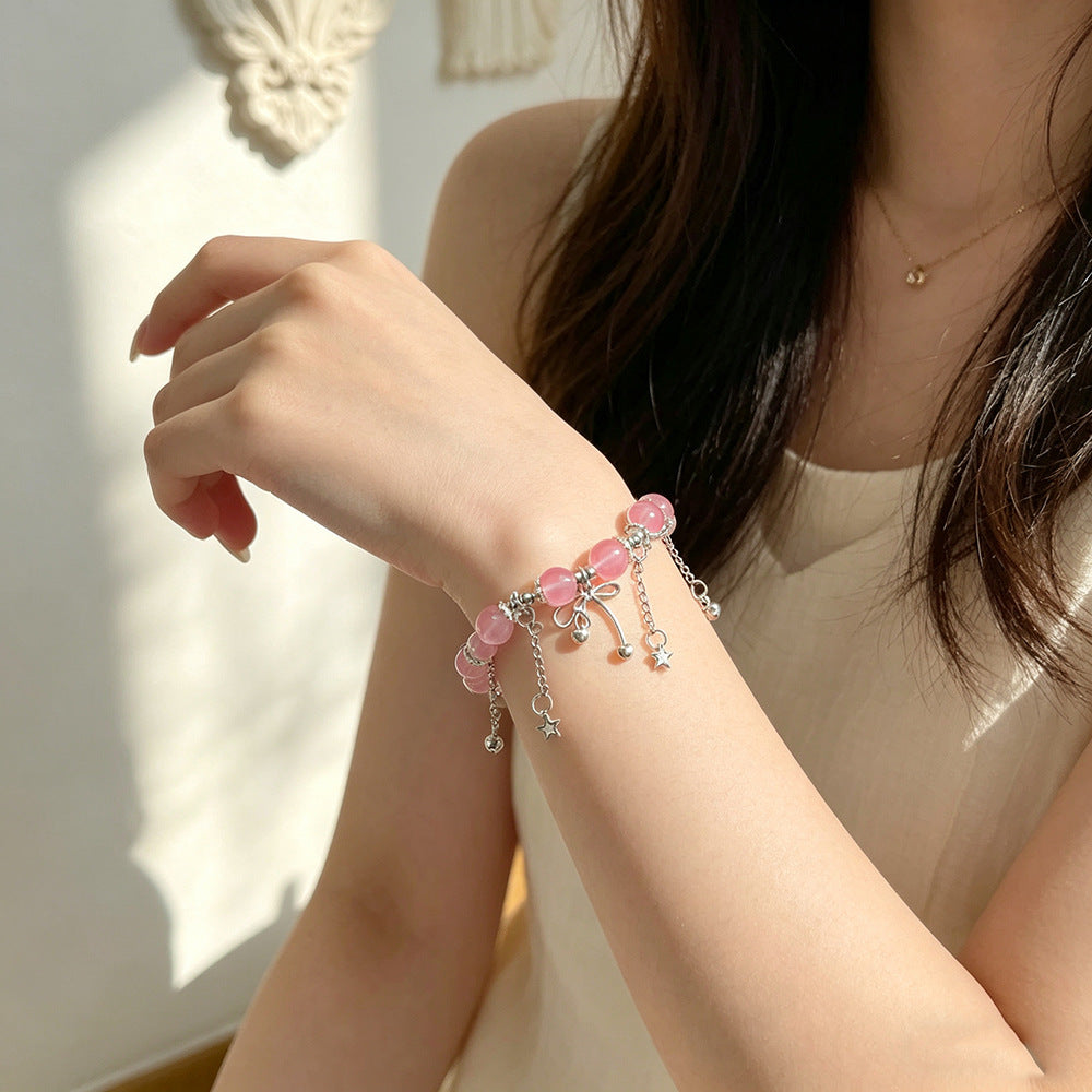 Women's Sweet Crystal Beaded Design Super Fairy Bracelets