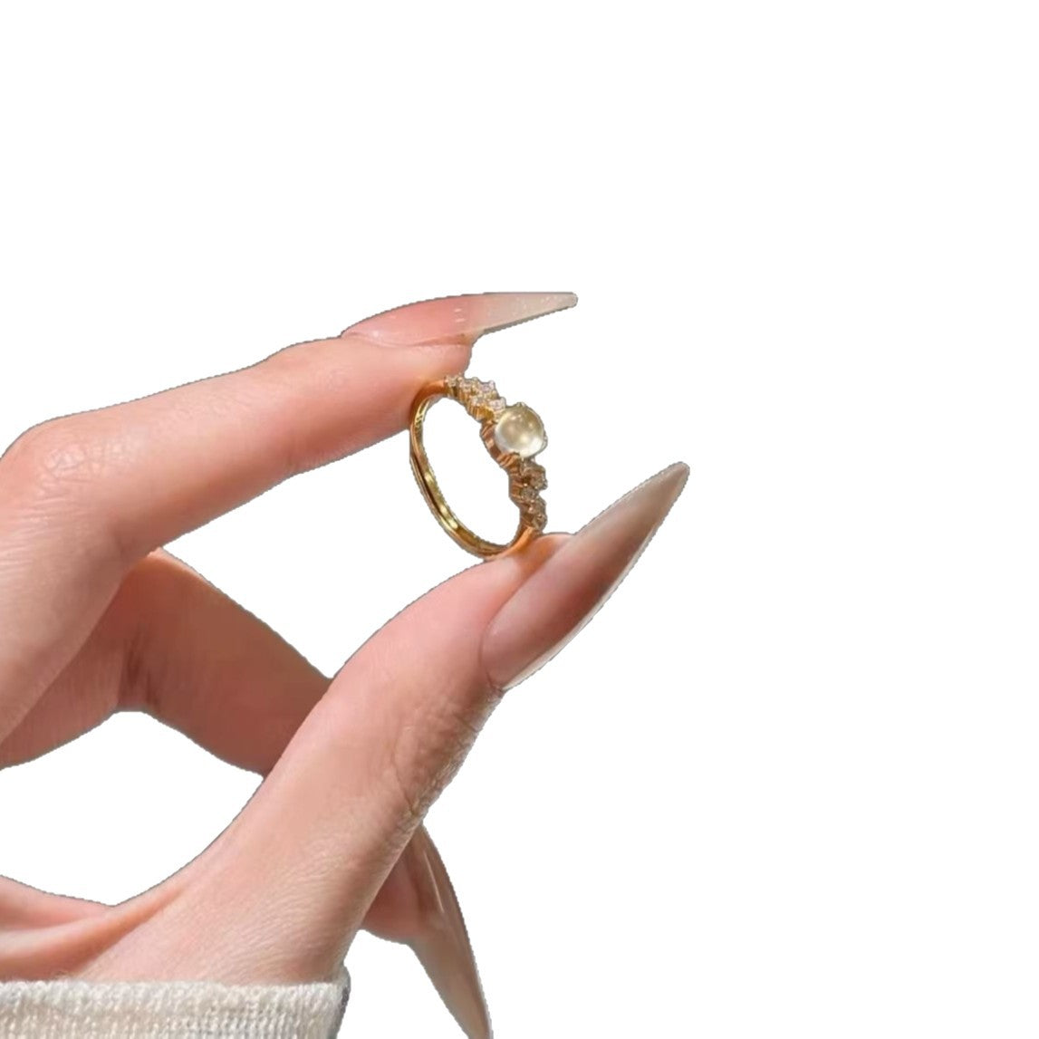 Affordable Luxury Style Niche Design Index Ring