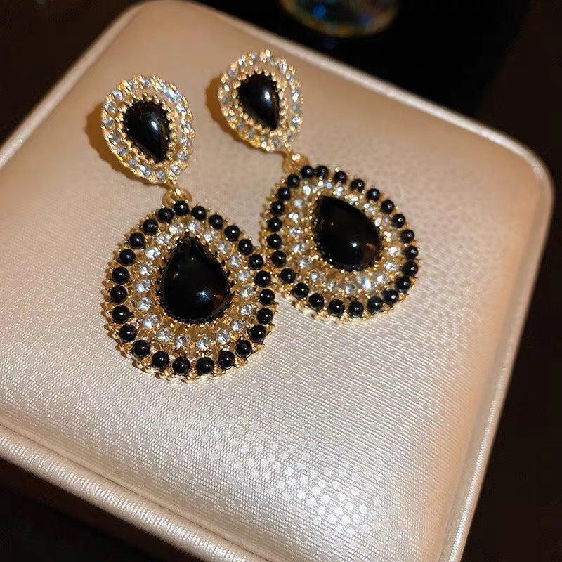 Personality Dark Style Water Drop Light Earrings