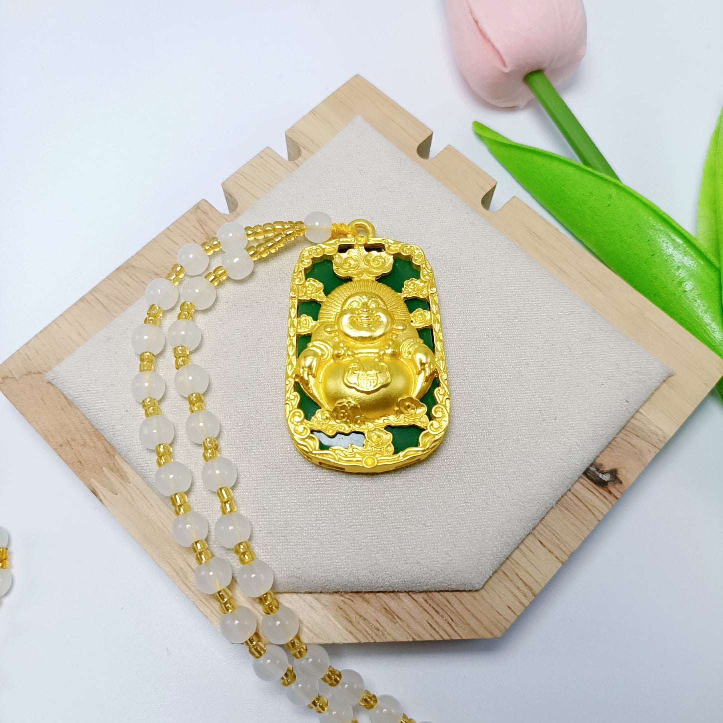 Alloy Dragon Phoenix Avalokitesvara Buddha Gold-plated Pendants