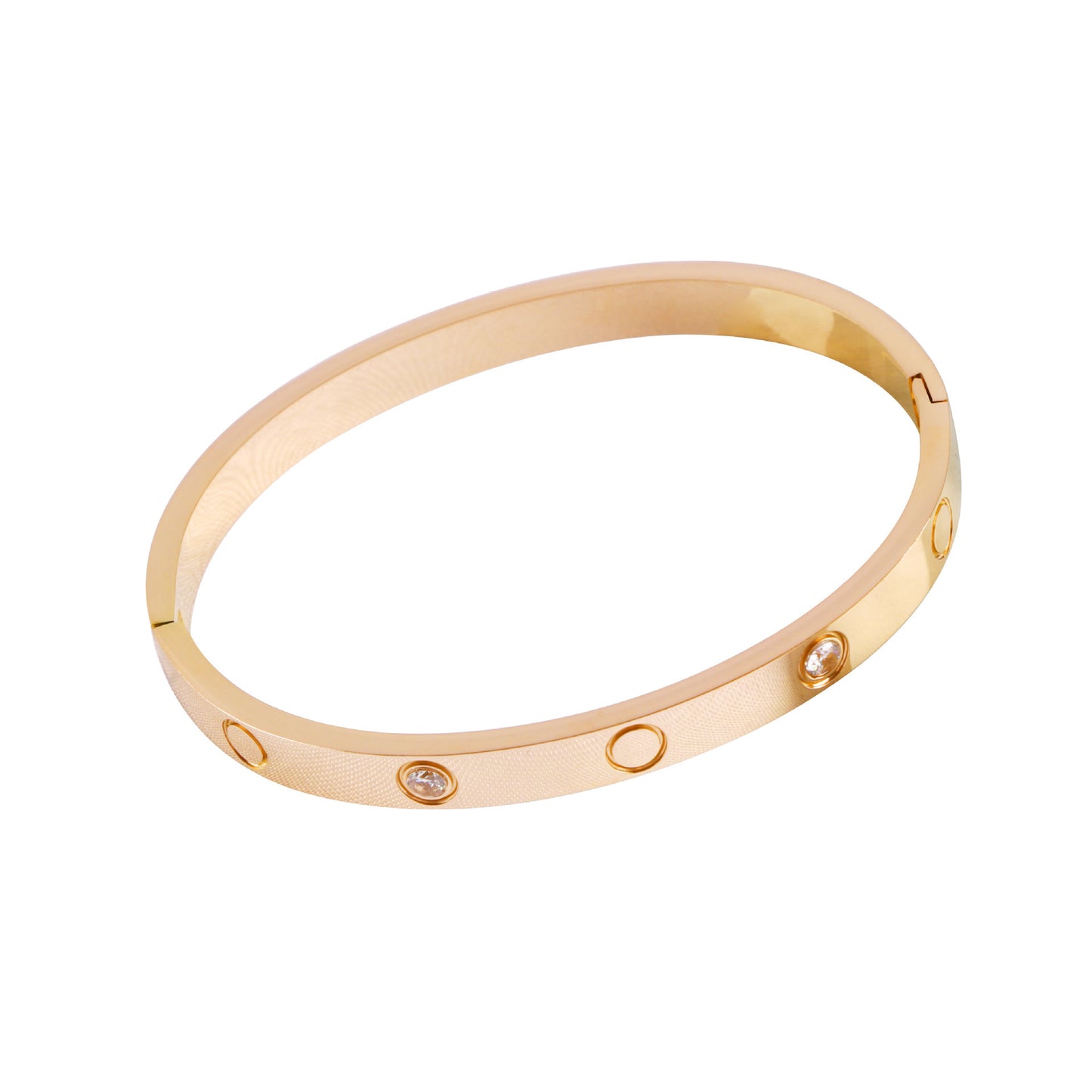 Buckle Wide Narrow Version Of Gold Titanium Steel Bracelets