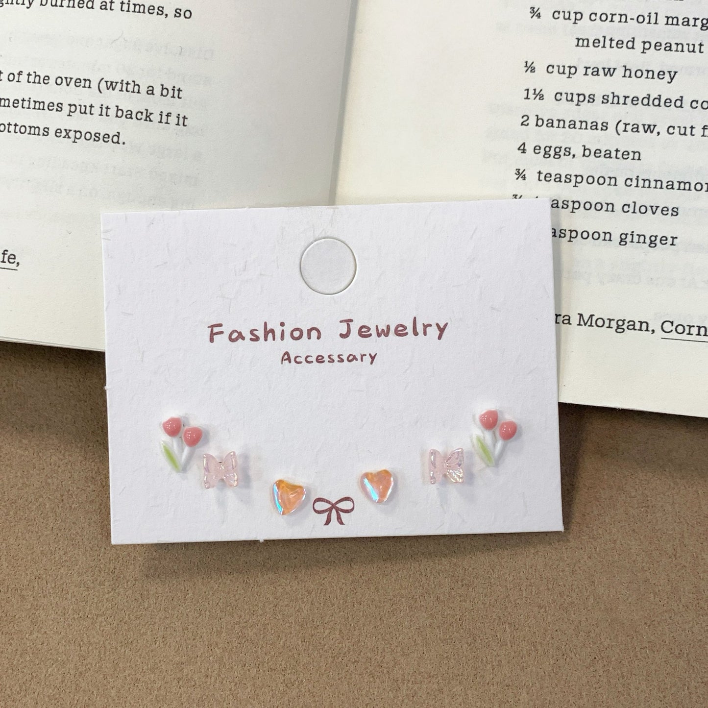 Women's Fresh Small Ear No Repeat Week Collection Sier Needle Exquisite Rings