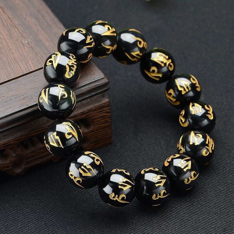 Women's & Men's Proverb Buddha Beads Life Travel Scenic Spot Live Broadcast Gift Bracelet