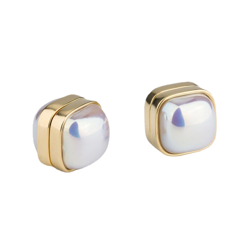 Love Pearl Magnetic Ear Without Piercing Magnet Stud Earrings