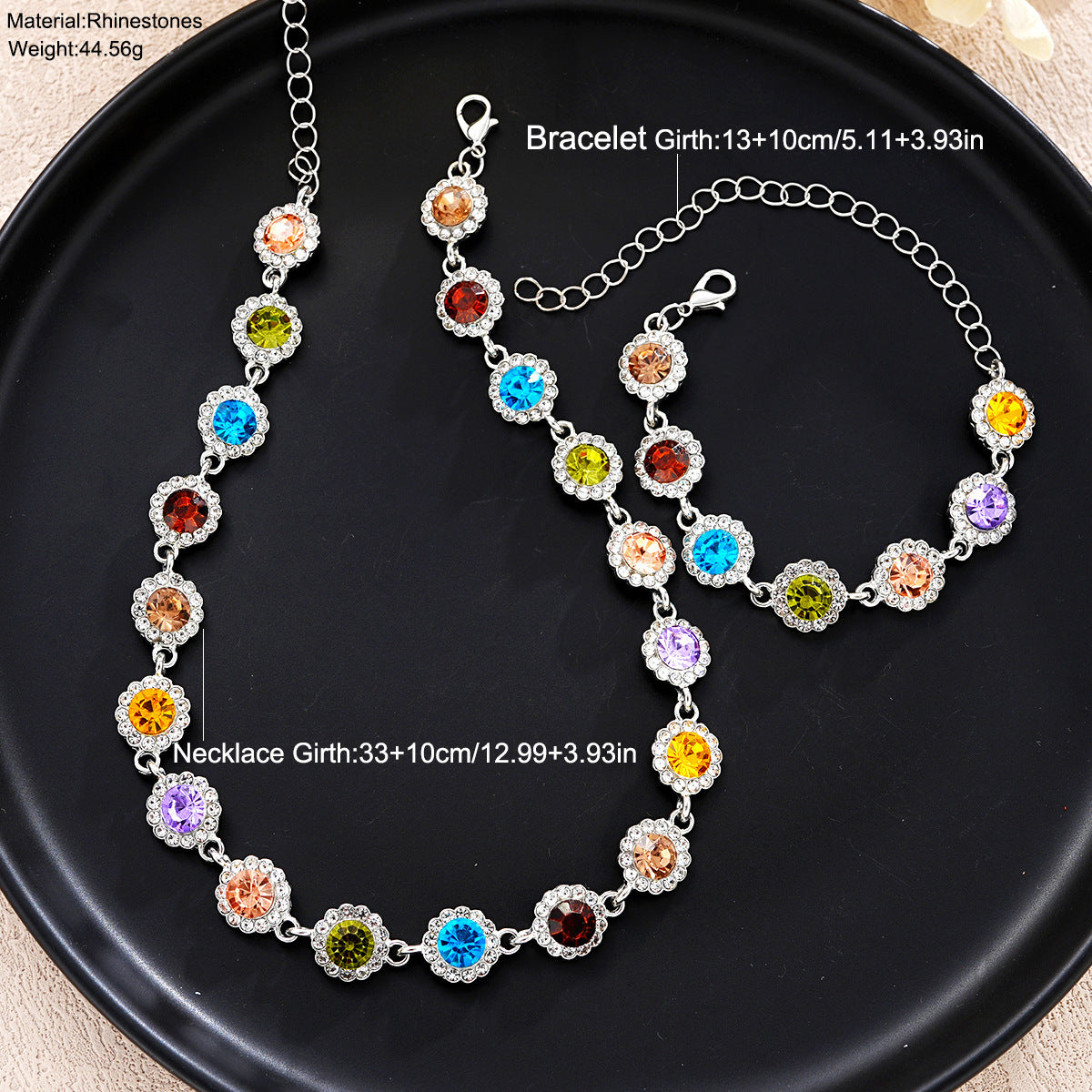 Casual Cool Fashion Personalized Color Zircon Necklace