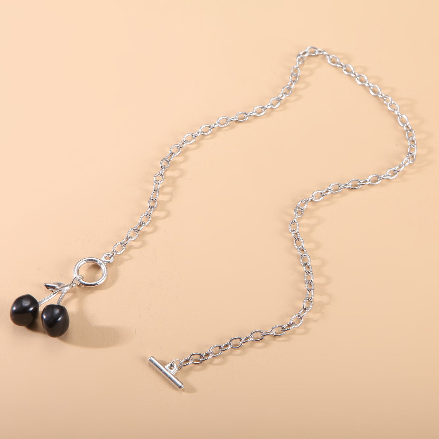 Dark Black Cherry Cool Handsome Retro Temperament Necklaces