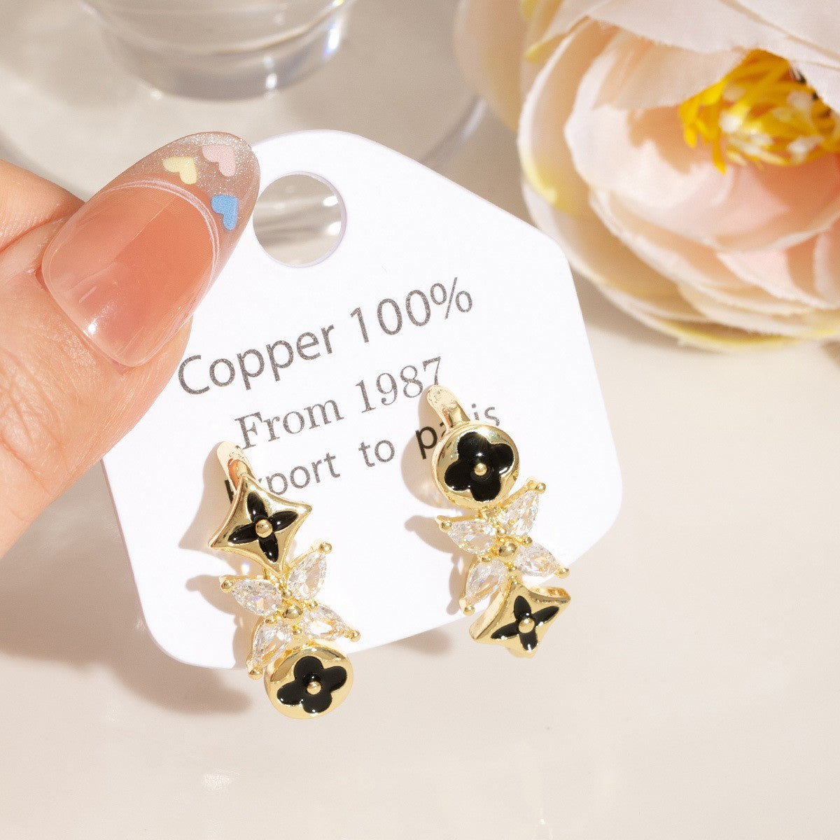 Women's Festive Classic Elegant Wild Fashion Temperament Drip Glazed Rings
