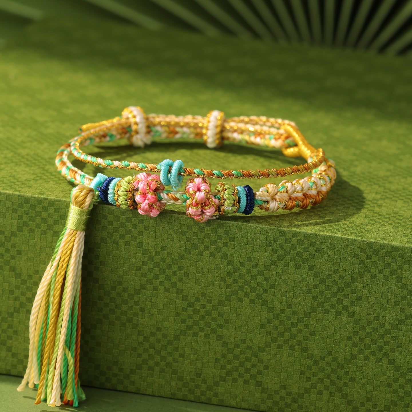 Festival Colorful Rope Ethnic Style Hand-woven Adult Small Sachet Carrying Bracelet