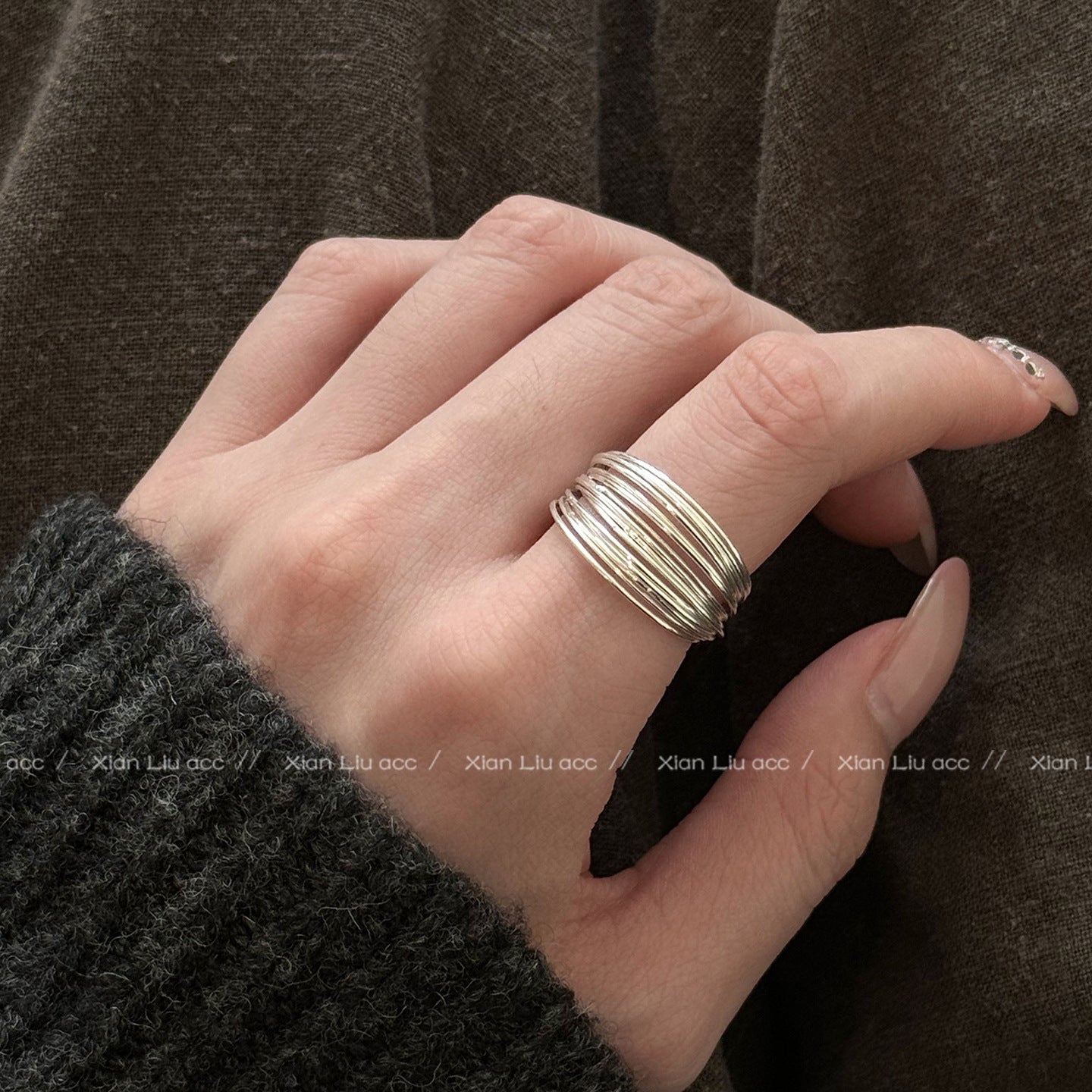 Women's Cord For Braiding Cold Style Exquisite Simple Ring