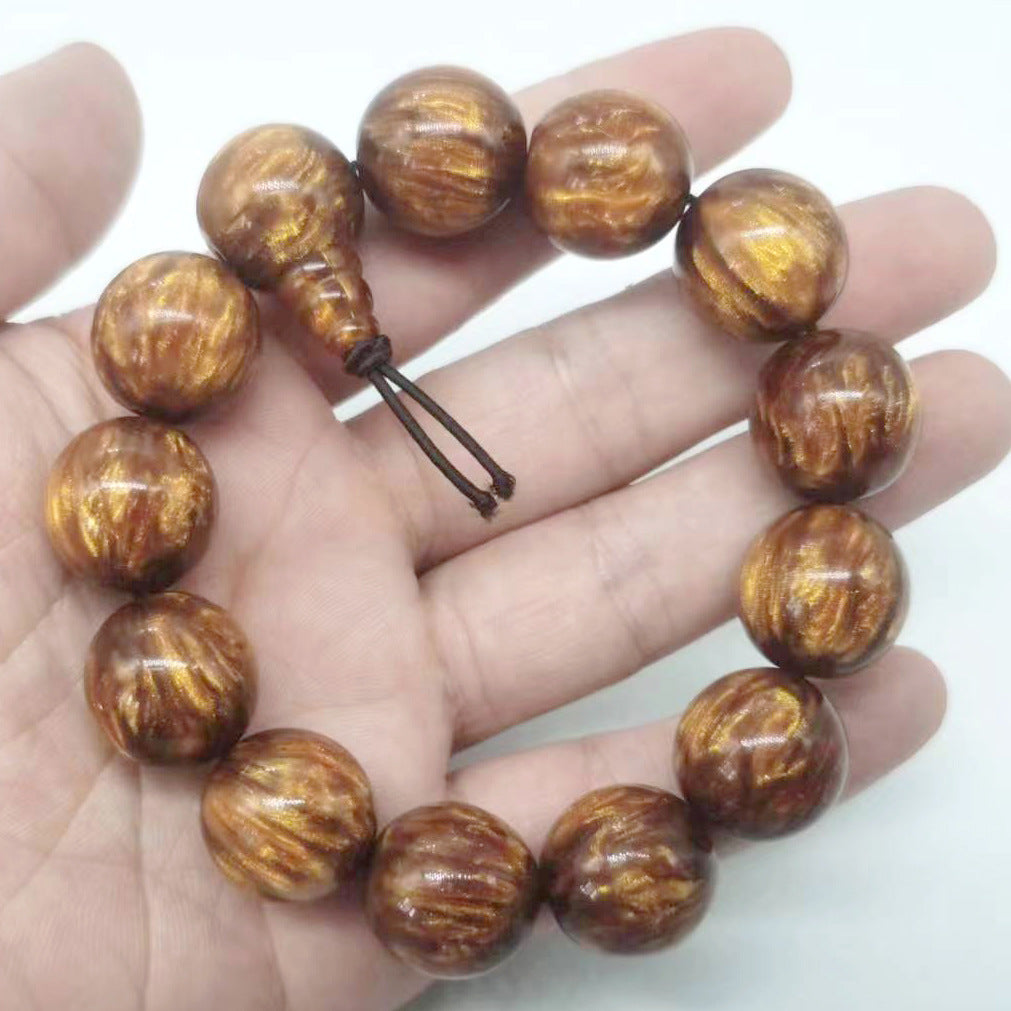 Willow Pagoda Single Circle Prayer Beads National Style Stall Resin Bracelet