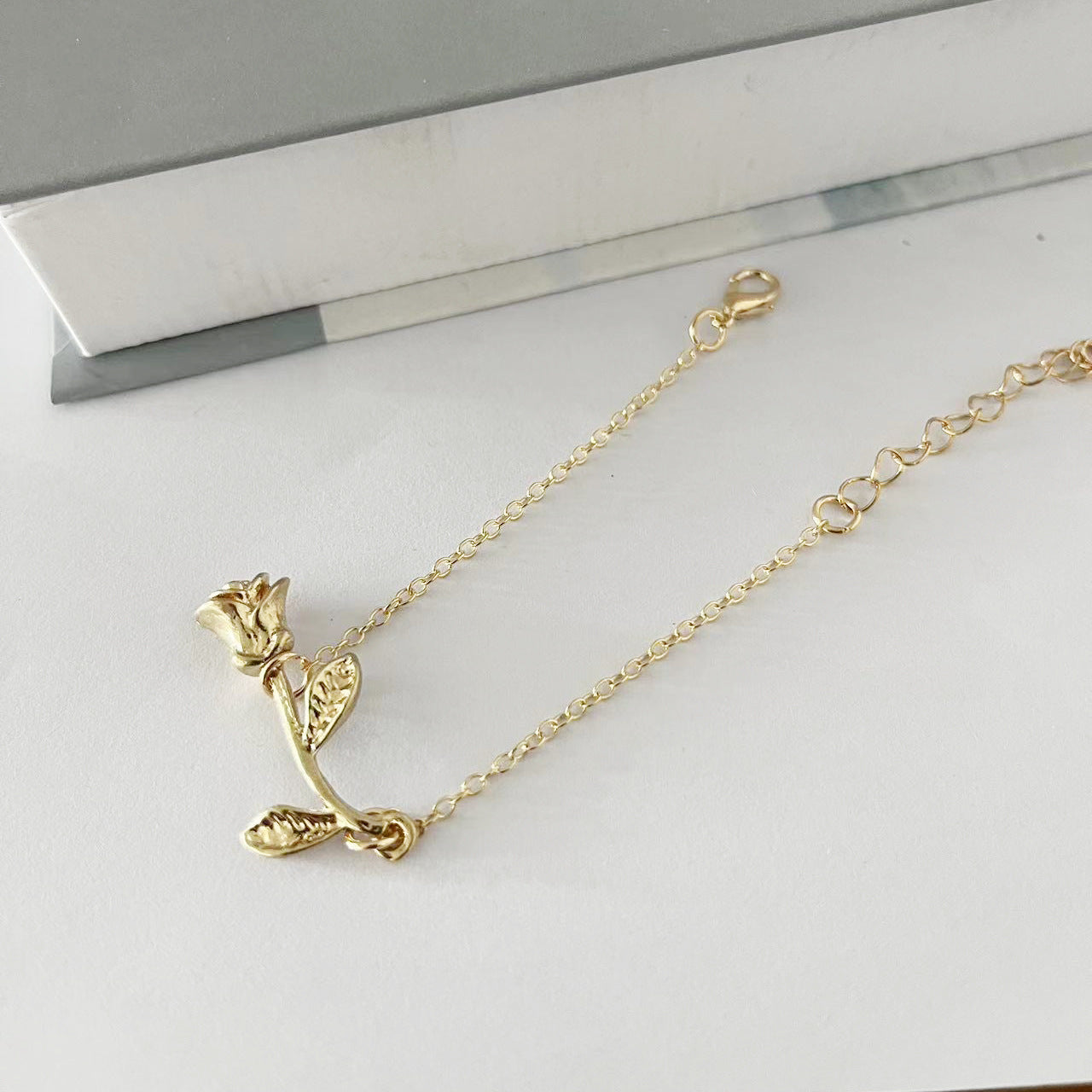 Rose Female Cute Plant Flower Watch Bracelet