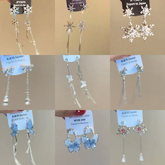 Luxury Pearl Water Drop Niche High Sense Temperament Fashion Earrings