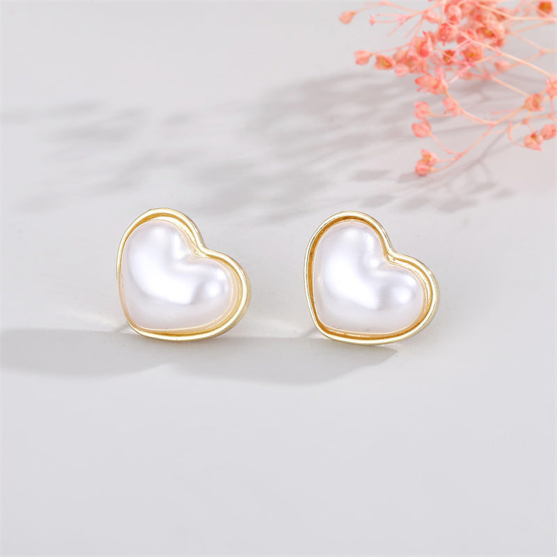 Love Pearl Magnetic Ear Without Piercing Magnet Stud Earrings
