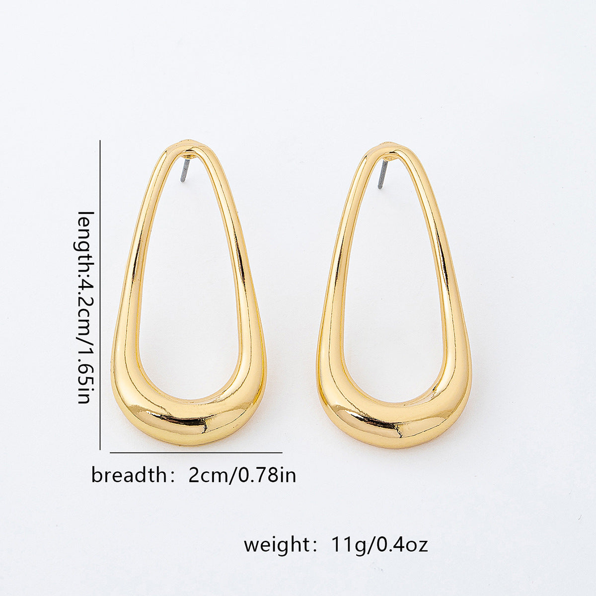 Women's Pair Fashion Minimalist Geometric Ear Daily Commuting Wear Send Girlfriend Stud Earrings