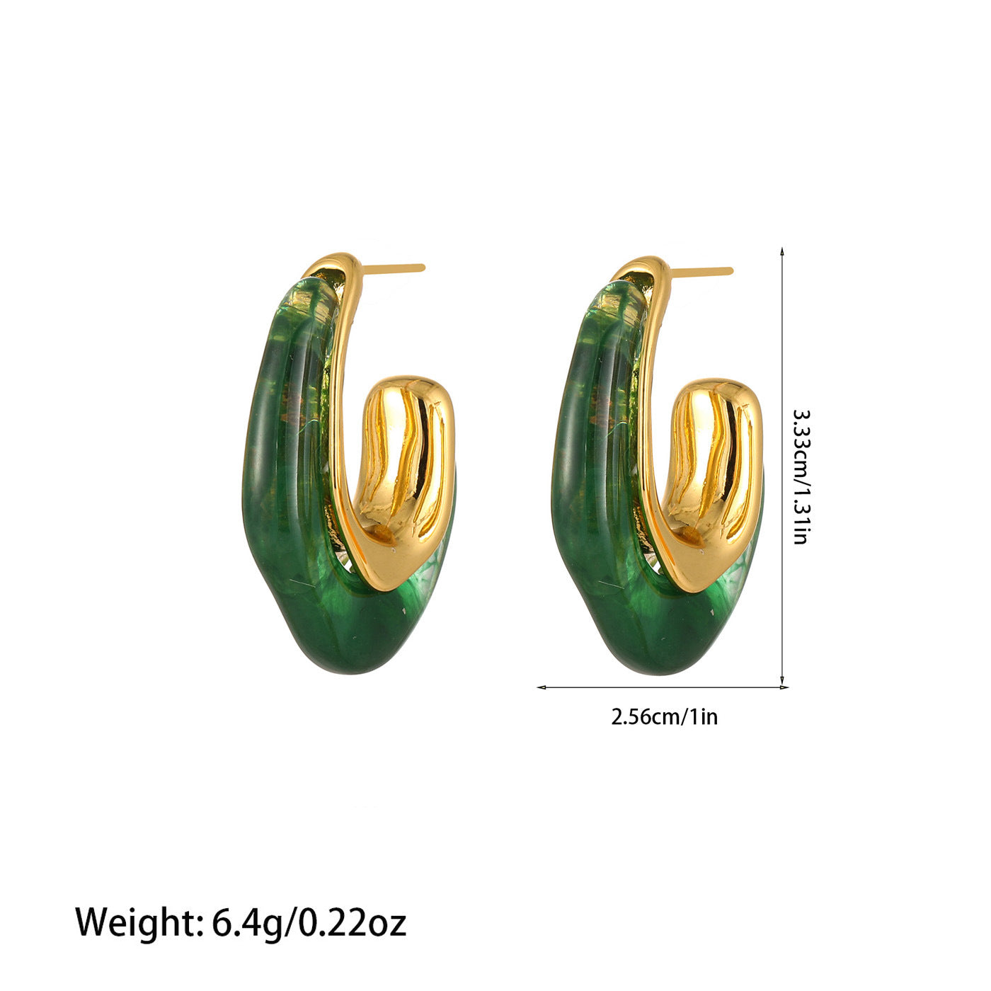 Women's Titanium Steel Fashion Temperament Commute High-grade Earrings