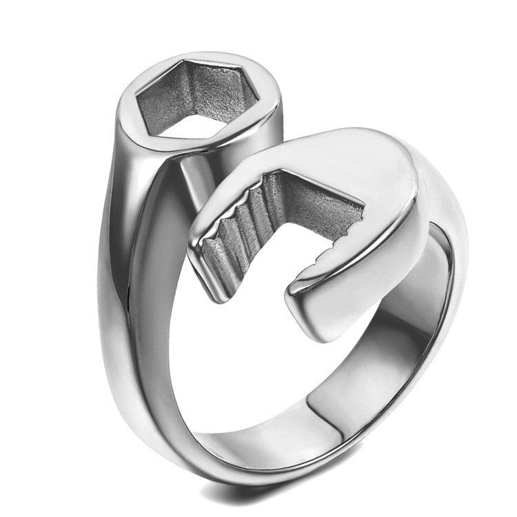 Alloy Geometric Cat Open Adjustable Animal Ring