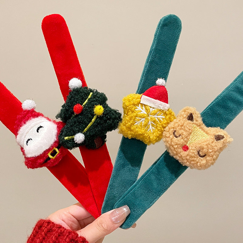 Children's Plush Cute Doll Elk Slap Gift Hair Couple Bracelet