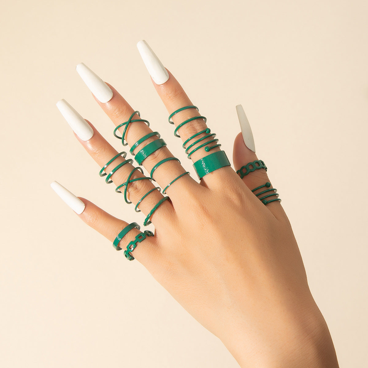 Women's Butterfly Open More Than Knuckle Sets Of Ring