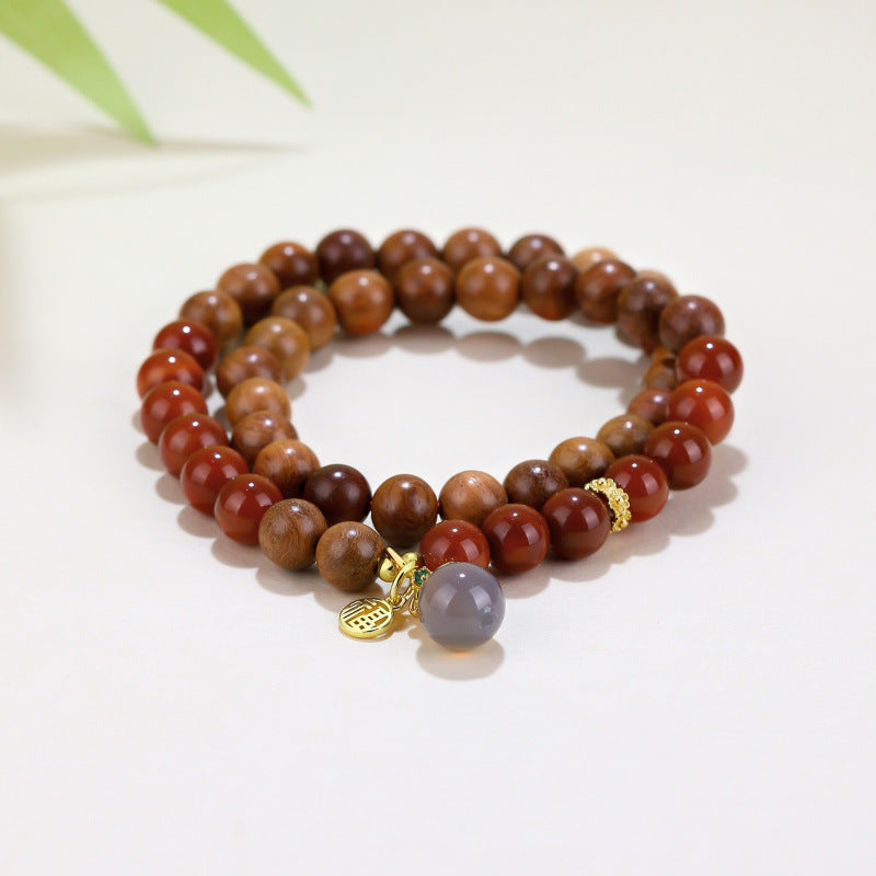Women's & Men's Beaded For To Relieve Anxiety Natural Crystal Lucky Bracelet