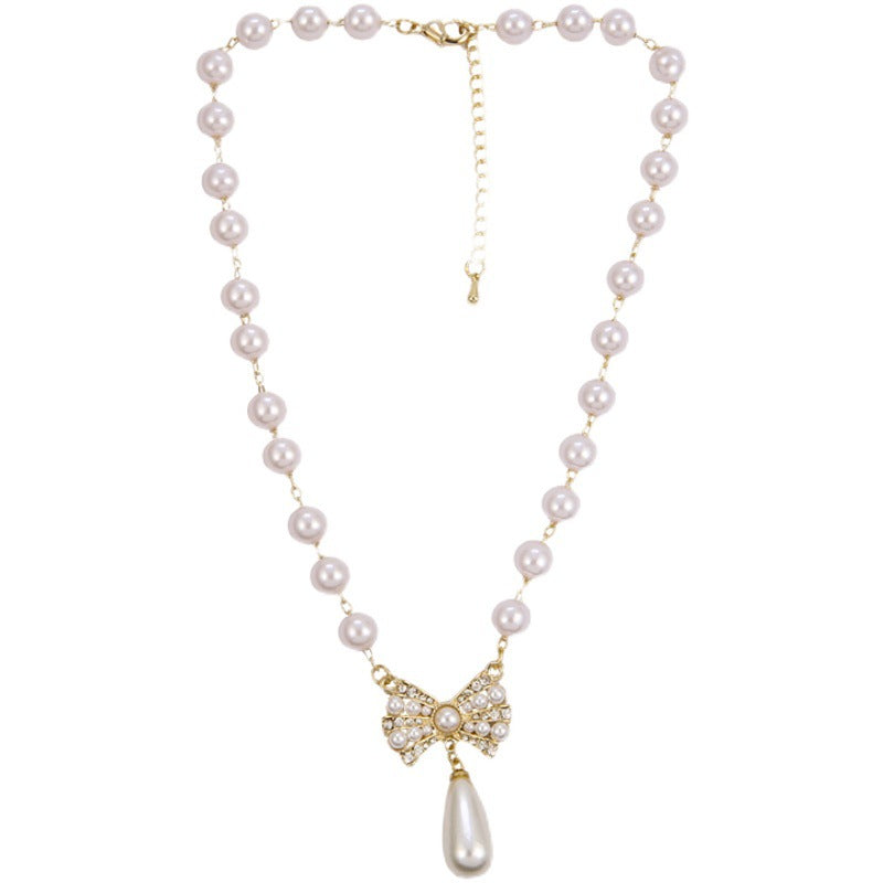 Women's Elegant Pearl For Niche Design Clavicle Necklace