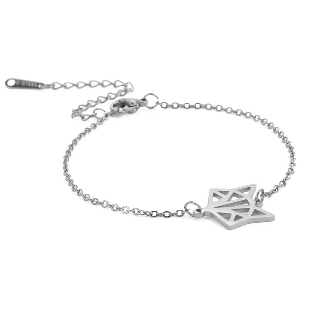 Exquisite Fashion Structure Fox Head Simple Bracelets