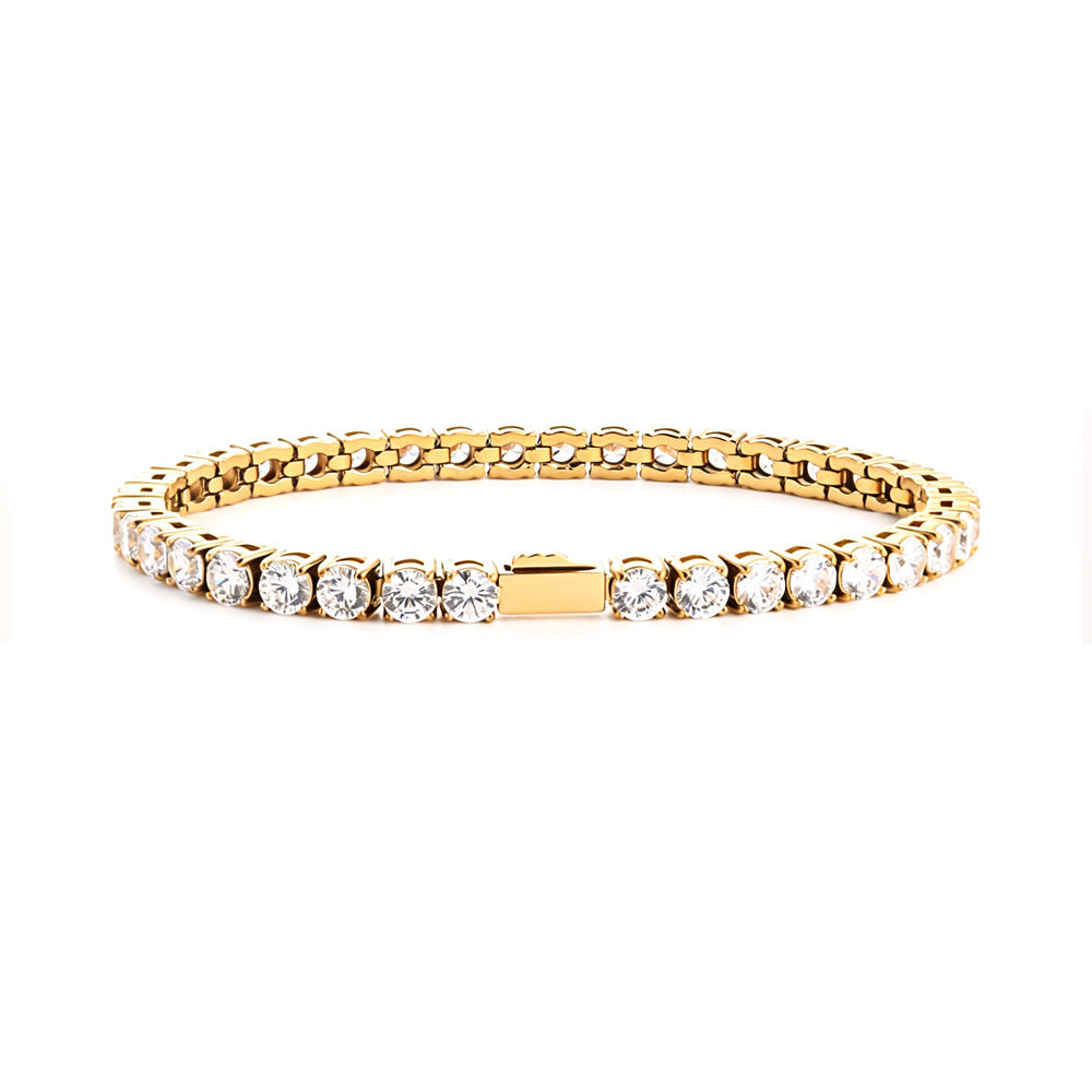 Women's & Men's Chain Fashion Hip Hop Stainless Steel Bracelets