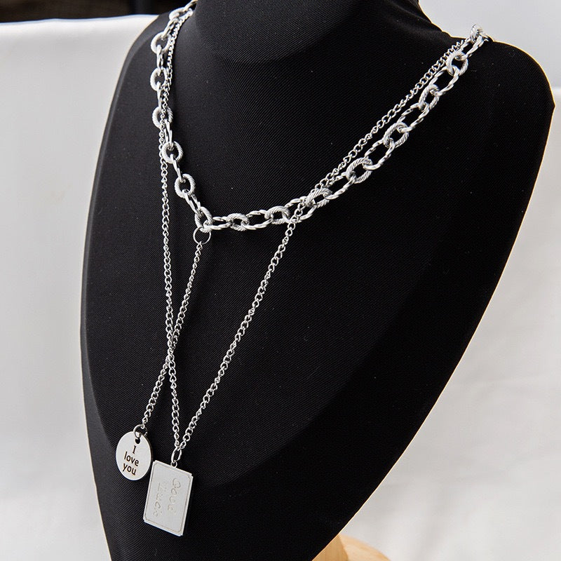 Bear Sweater Chain Female Long Design Necklaces