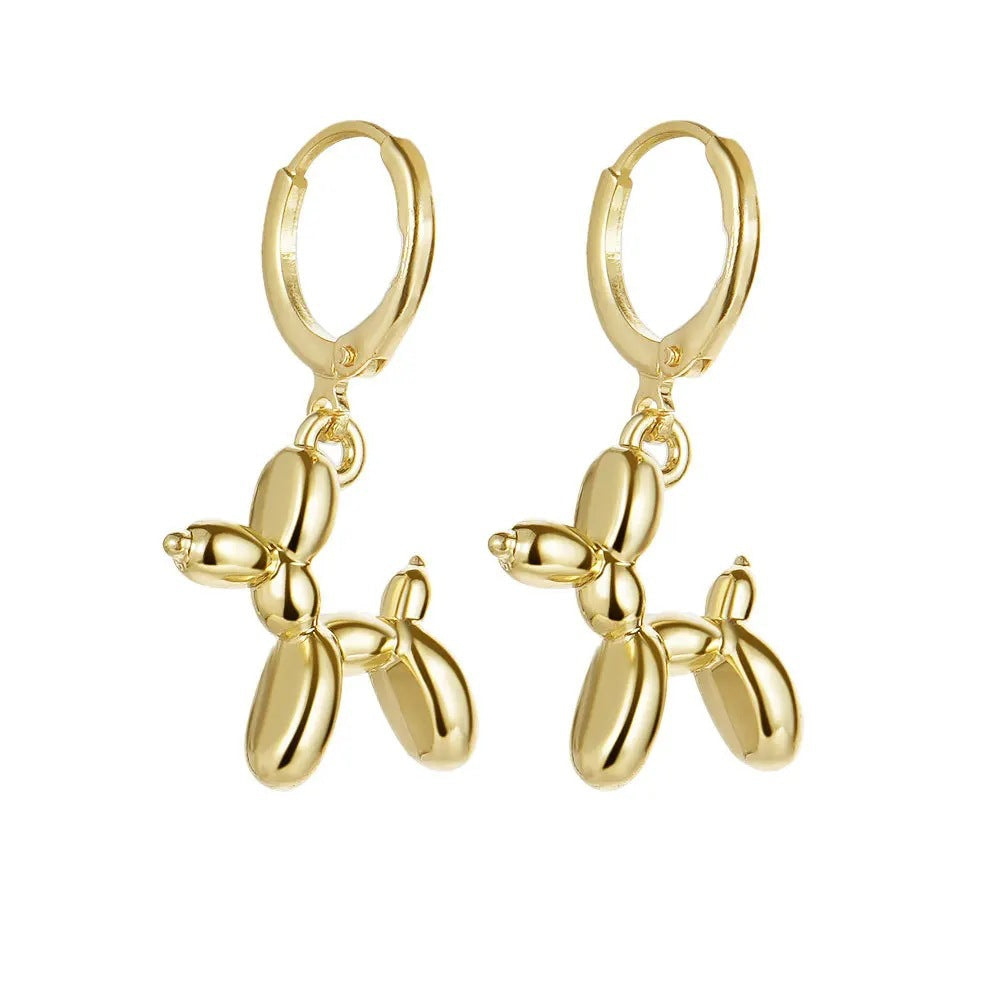 Personalized Creative Balloon Dog Popular Unisex Golden Ear Buckle