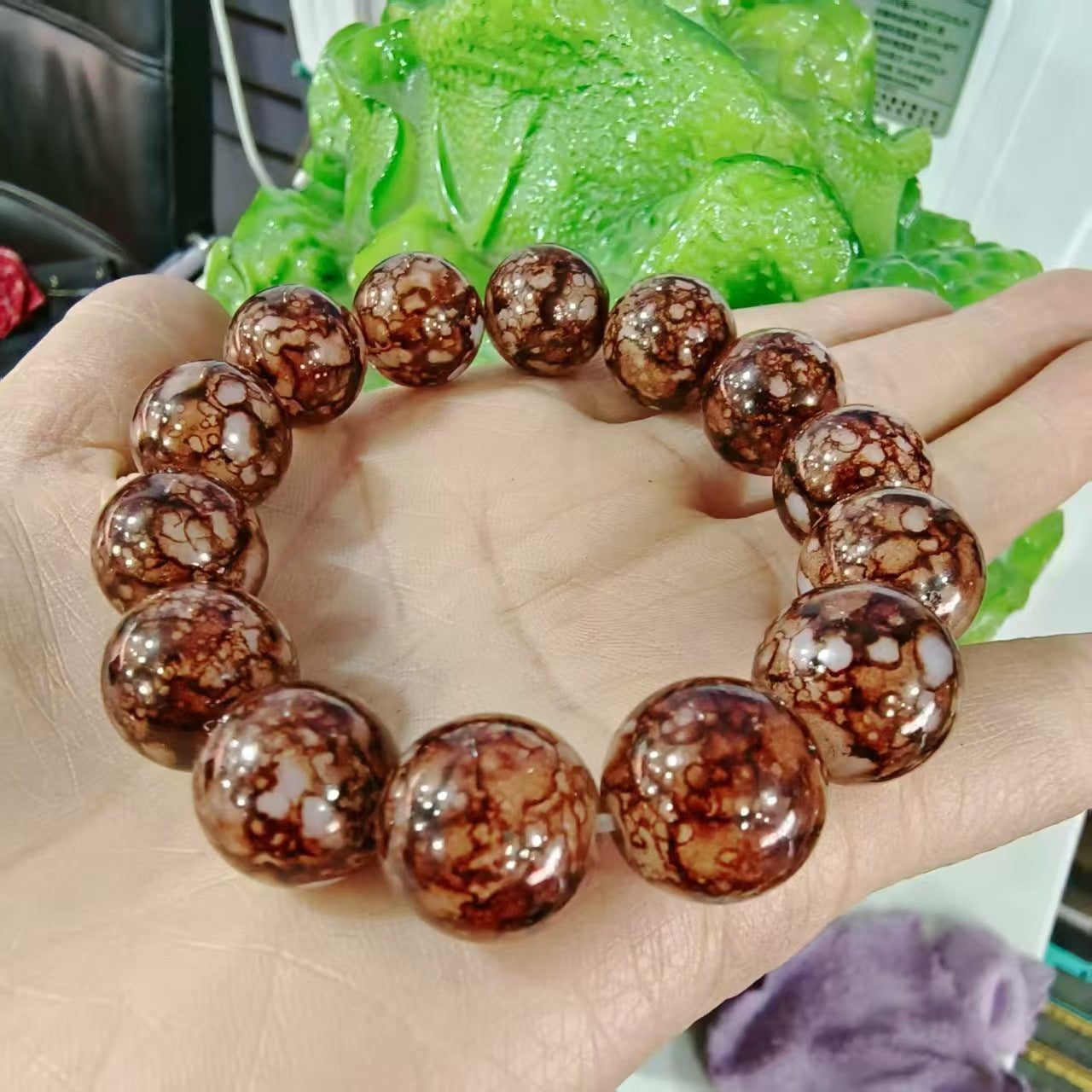 High Ice Transparent Chinese Style National Bracelet