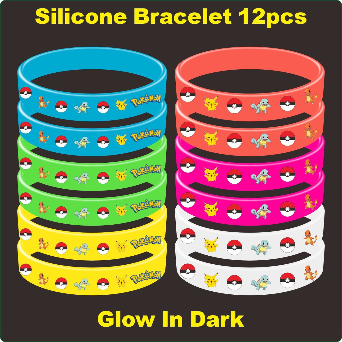 Cartoon Silicone Anime Surrounding The Game Wrist Bracelets