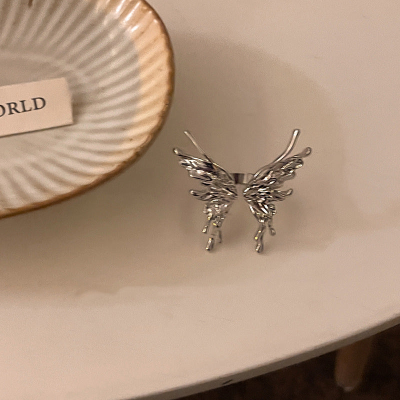 Minority Design Cold Style Butterfly Fashion Trendy Cool Rings